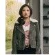 The Equalizer Melody Bayani Suede Jacket