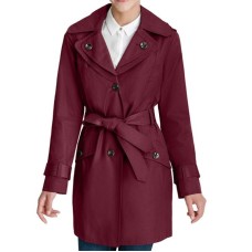 The Equalizer S02 Avery Grafton Burgundy Coat