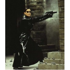 The Matrix 4 Trinity Leather Coat