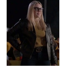 The Sex Lives of College Girls Black Leather Jacket