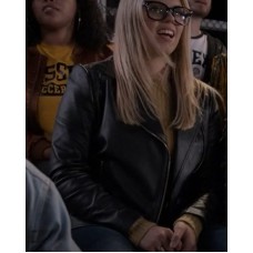 The Sex Lives of College Girls Black Leather Jacket