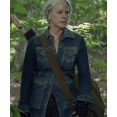 The Walking Dead Season 10 Carol Blue Denim Jacket The Walking Dead Season 10 Carol Blue Denim Jacket