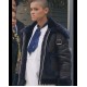 Gossip Girl Julien Calloway Fur Trim Leather Jacket