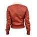 Top Gun B-15 Womens Flight Satin Jacket With Patches