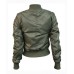 Womens Top Gun MA-1 Olive Bomber Jacket