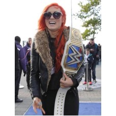 Becky Lynch WWE Fur Shearling Jacket