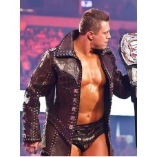 The Miz WWE Studded Leather Coat