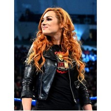 WWE Becky Lynch Biker Leather Jacket