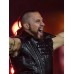 WWE Black Leather Studded Lance Archer Vest