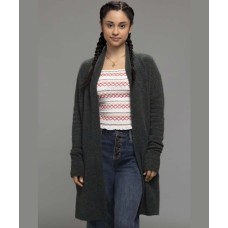 Yolanda Montez Stargirl Grey Wool Coat