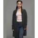 Yolanda Montez Stargirl Grey Wool Coat