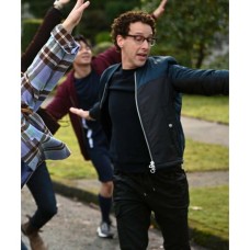 Zoeyâ€™s Extraordinary Playlist Noah Weisberg Black Bomber Jacket