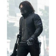 Sebastian Stan Captain America Winter Soldier Jacket 