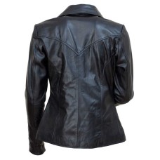 Anne Hathaway Fashion Show Black Biker Jacket for Women