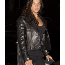 Fast And Furious 7 Michelle Rodrigurez Black Jacket