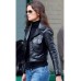 KATIE HOLMES IS VERY HAPPY RIGHT NOW LEATHER JACKET