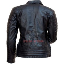 Sandra Bullock Black Leather Jacket