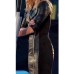 Ashley Roberts Leather Dress Ladies Black Coat