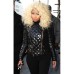 Nicki Minaj Black Quilted Jacket