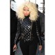 Nicki Minaj Black Quilted Jacket