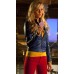 Supergirl Smallville Laura Vandervoort Blue Leather Jacket