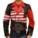 American Flag Biker Leather Jacket