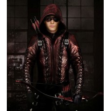Arsenal Arrow Colton Haynes Season 3 Hoodie Jacket