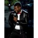 Collar Less Rock Hall Usher Leather Jacket
