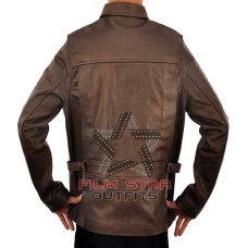 Inception Leonardo DiCaprio (Cobb) Brown Leather Jacket