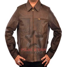 Inception Leonardo DiCaprio (Cobb) Brown Leather Jacket