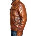 Mens Brown Genuine Leather Jacket