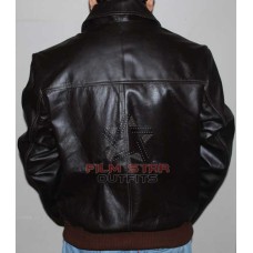 Mens Flight Bomber Style Black Jacket