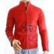  Superman Smallville Red Leather Jacket For Mens