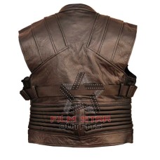 The Avengers Hawkeye Jeremy Renner Leather Vest