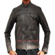 Transformers 3 Shia LaBeouf Grey Leather Jacket