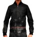Wall Street Money Never Sleeps Bomber Leather Jacket