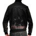 Wall Street Money Never Sleeps Bomber Leather Jacket