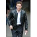 Wall Street Money Never Sleeps Bomber Leather Jacket