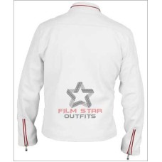 Angle Cool White Sheepskin Slim Fit Jacket