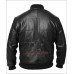 Men's Vintage Black Bomber Leather Jacket
