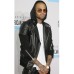 Chris Brown Black Quilted Leather Jacket