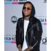 Chris Brown Black Quilted Leather Jacket