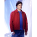 Smallville Clark Kent Red Suede Jacket