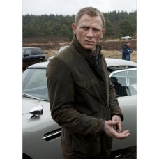 Skyfall Daniel Craig James Bond Barbour Leather Jacket