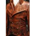 Military Brown Steampunk Leather Jacket